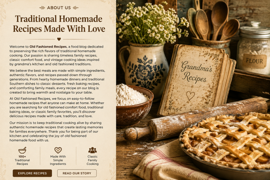 Old Fashioned Recipes